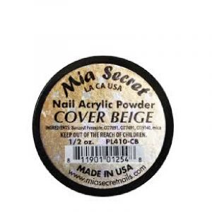 Polvo Acrílico Cover Beige De 1/2 Oz Mia Secrets