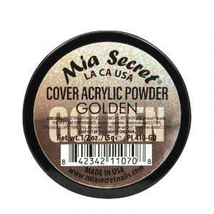 Polvo Acrílico Cover Golden De 1/2 Oz Mia Secrets