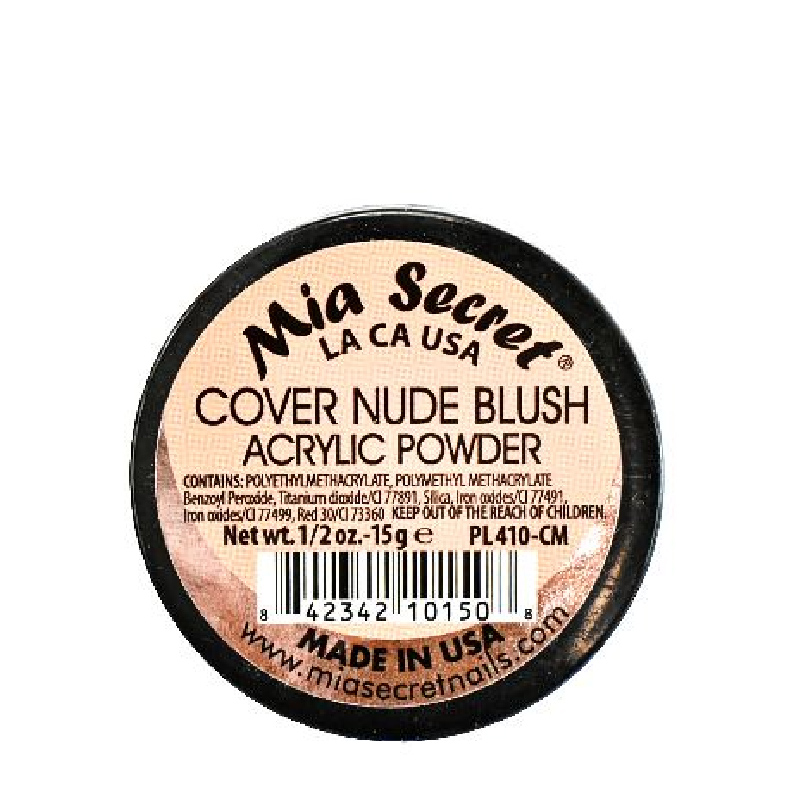 Polvo Acrílico Cover Nude Blush 1/2 Oz Mia Secrets