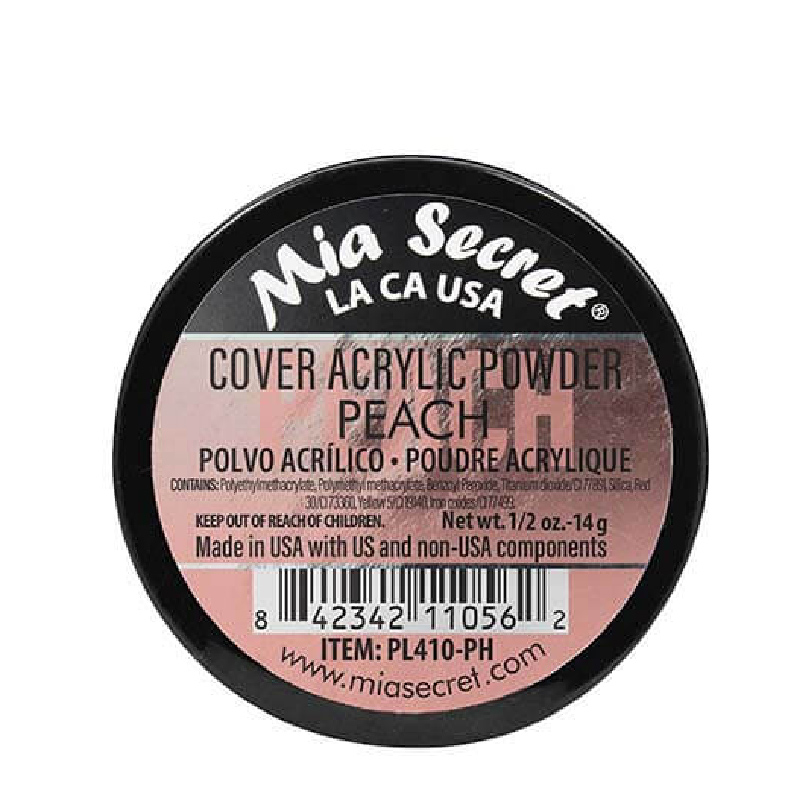 Polvo Acrílico Cover Peach De 1/ 2 Oz Mia Secrets