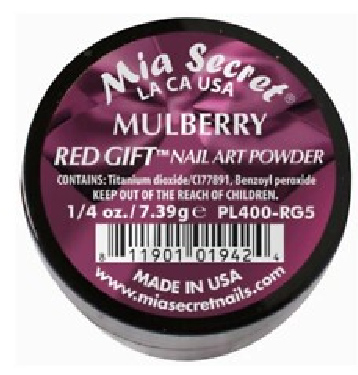Mia Secret Polvo Acrilico Mulberry 1/4 Onz