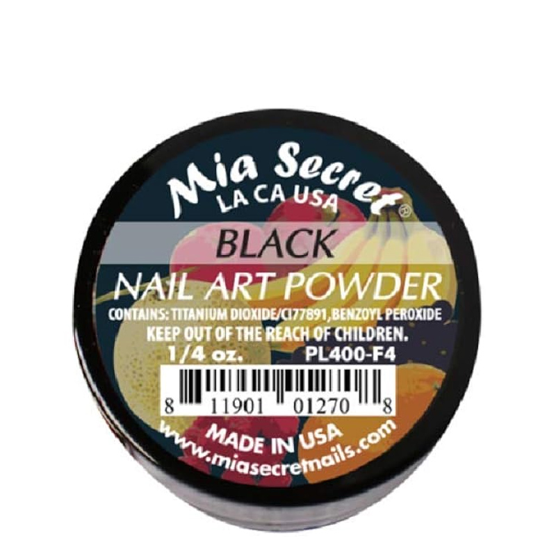 Polvo Acrilico Black F4 1/4 Onz