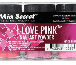 Mia Secret Polvo Acrilico I Love Pink 1/4 Onz