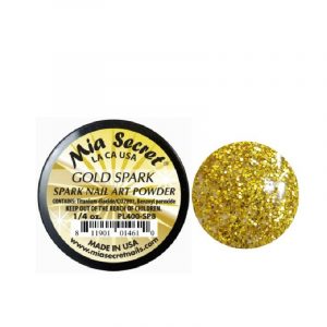 Mia Secret Polvo Acrilico Gold Spark 1/4 Onz