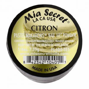 Mia Secret Polvo Acrilico Macarons Citron 1/4 Onz