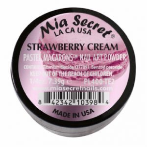 Mia Secret Polvo Acrilico Macarons Strawberry Cream 1/4 Onz