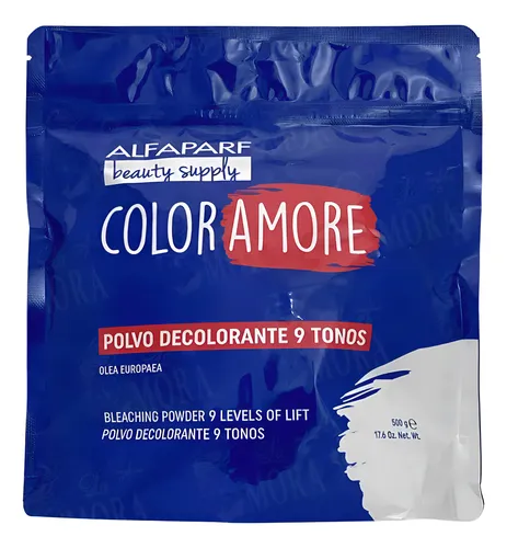 Polvo Decolorante Color Amore 9 Tonos 500grs