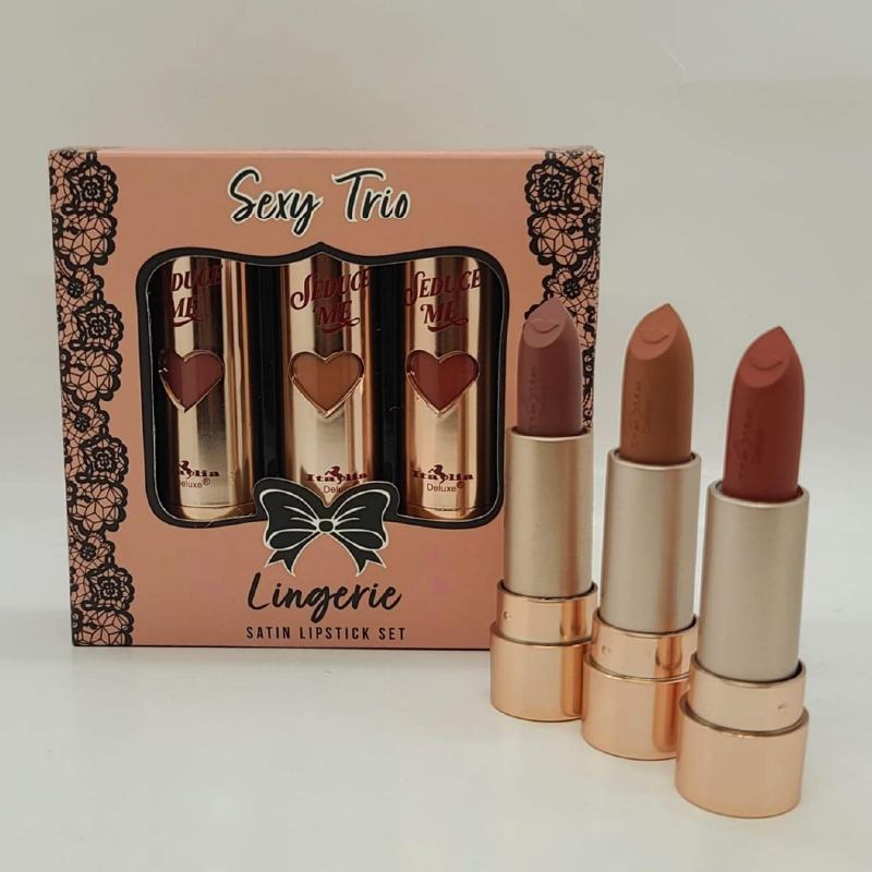 Labia Set De 3 Piezas Italia Deluxe Caja Salmon