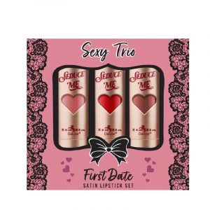 Labial Set 3 Piezas Italia Deluxe Caja Rosa