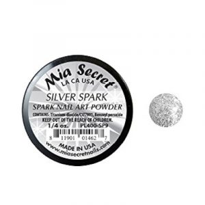 Polvo Acrilico Silver Spark Mia Secret 1/4 Onz