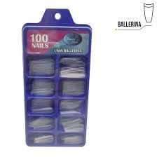 Tips Transparente Ballerina Beauty Style 100 Unds