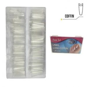 Tips Transparante Long Coffin (100 Unds) Beauty Style